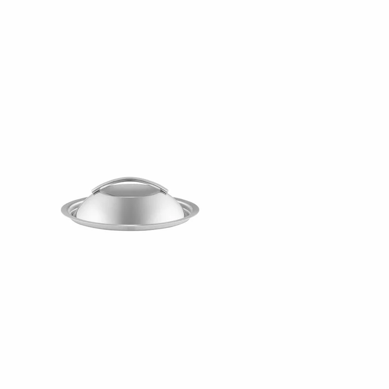 Eva Solo Deckel gewölbt, Topfdeckel, Pfannendeckel, Edelstahl, Silberfarben, 16 cm, 306056
