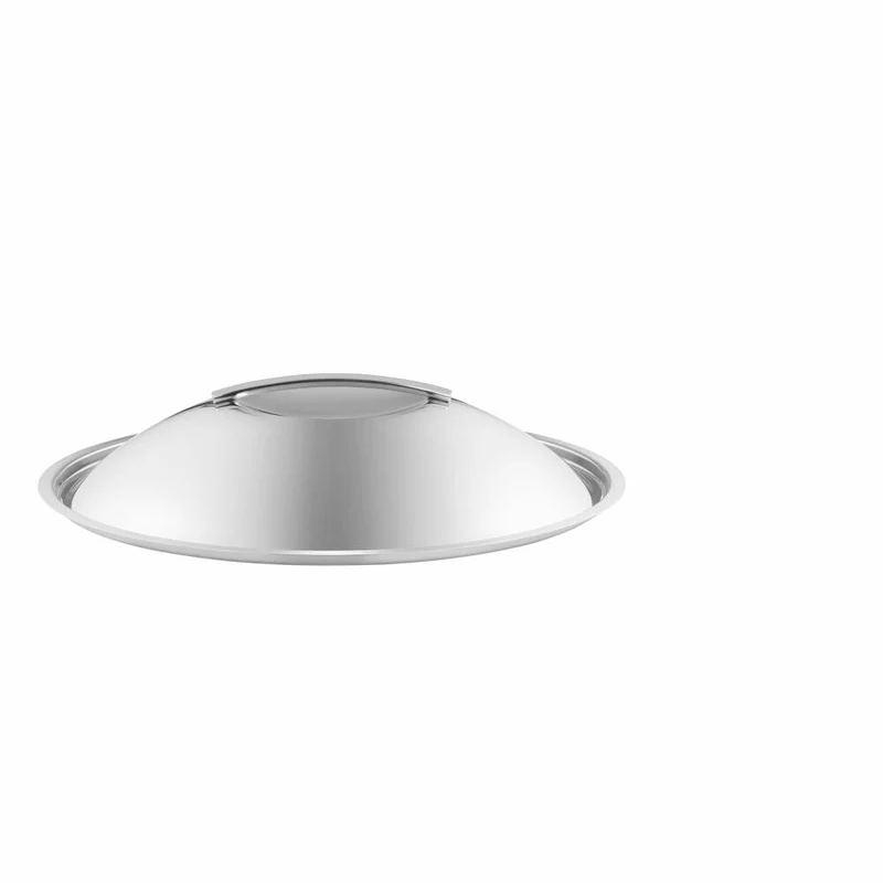 Eva Solo Deckel gewölbt, Topfdeckel, Pfannendeckel, Edelstahl, Silberfarben, 32 cm, 306070