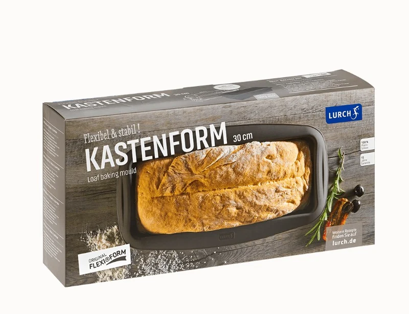 Silikon-Kastenform 30x11,5x7cm - Backform für Brot und Kuchen