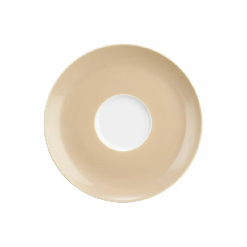 Seltmann Weiden Kombi-Untertasse Groß Liberty Pure Colors Dusty Beige, Unterteller, Porzellan, 16.1 cm, 001.775922