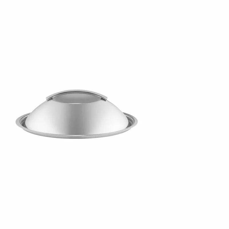 Eva Solo Deckel gewölbt, Topfdeckel, Pfannendeckel, Edelstahl, Silberfarben, 24 cm, 306064