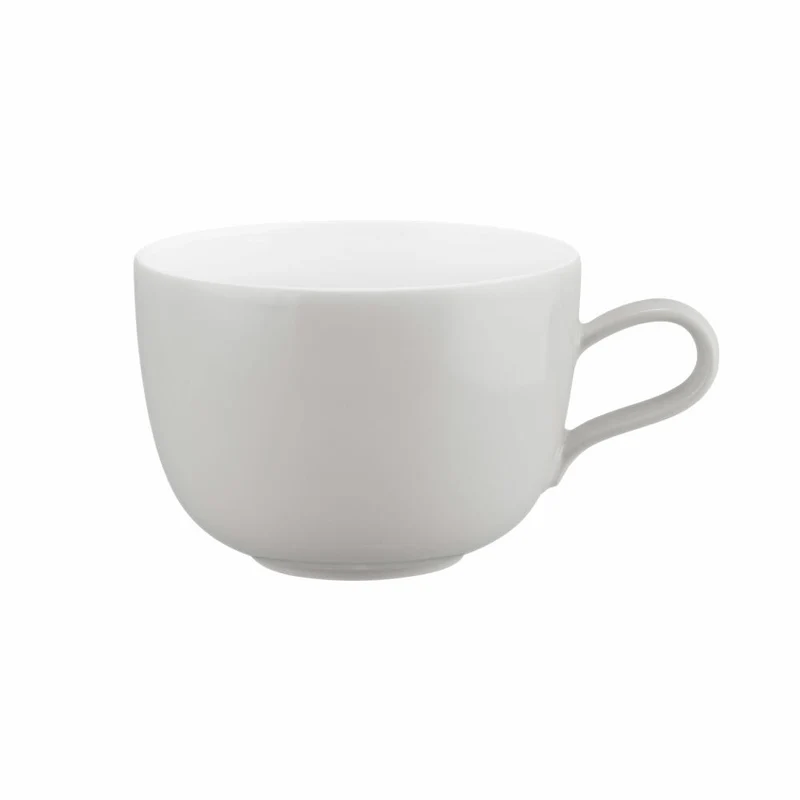 Seltmann Weiden Milchkaffeeobertasse Liberty Pure Colors New Grey, Kaffeetasse, Porzellan, Grau, 400 ml, 001.775994