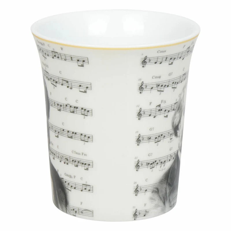 Könitz Becher Komponisten Verdi, Musik, Porzellan, Bunt, 410 ml, 11 1 100 2939