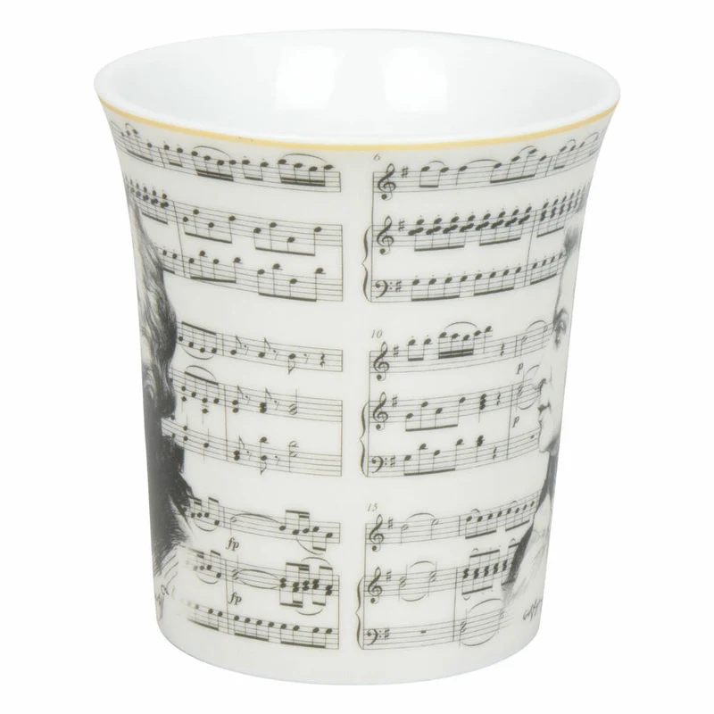 Könitz Becher Komponisten Mozart, Musik, Porzellan, Bunt, 410 ml, 11 1 100 2940