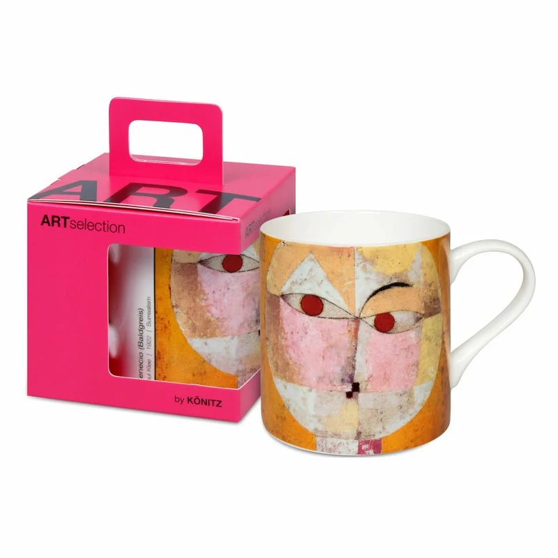 Könitz Becher Senecio Baldgreis - Paul Ernst Klee, in Geschenkbox, Bone China, Orange, 400 ml, 11 5 004 2719