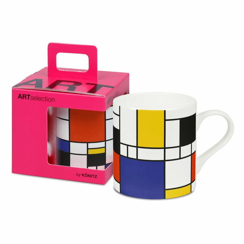 Könitz Becher Hommage - Small Fragments, in Geschenkbox, Bone China, Bunt, 400 ml, 11 5 004 1907