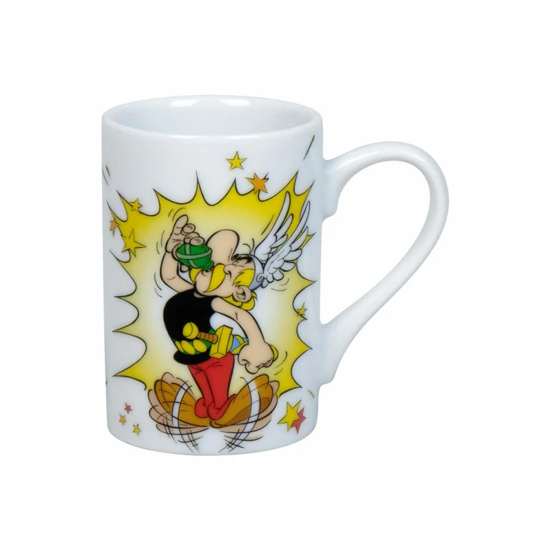 Könitz Mini-Becher Asterix - Zaubertrank, Porzellan, Bunt, 85 ml, 11 1 353 2383