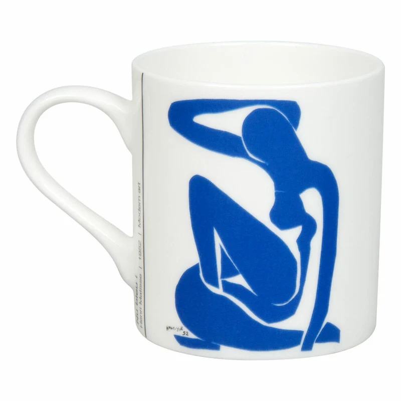 Könitz Becher Nu bleu I - Matisse, Tasse, Bone China, Blau, 400 ml, 11 2 004 2923