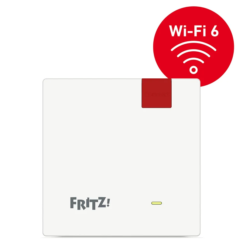 FRITZ!Repeater 1200 AX – Wi-Fi 6 Dualband Repeater mit bis zu 2.400 MBit/s