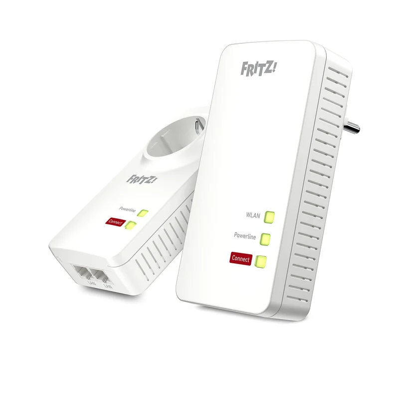 FRITZ!Powerline 1260/1220 Set – WLAN & 1.200 MBit/s für Streaming & NAS