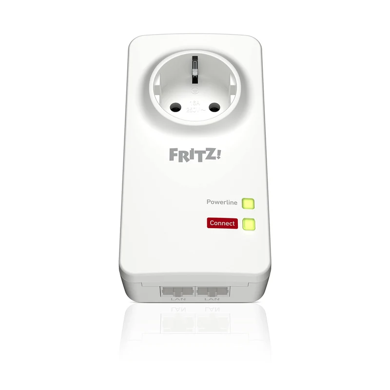 FRITZ!Powerline 1220 Set – 1.200 MBit/s mit 2x Gigabit-LAN pro Adapter