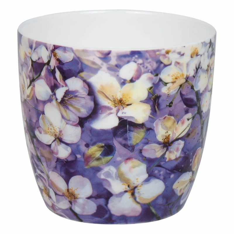 Könitz Becher Purple Blossoms, Tasse, Bone China, Lila, 425 ml, 11 2 057 2929