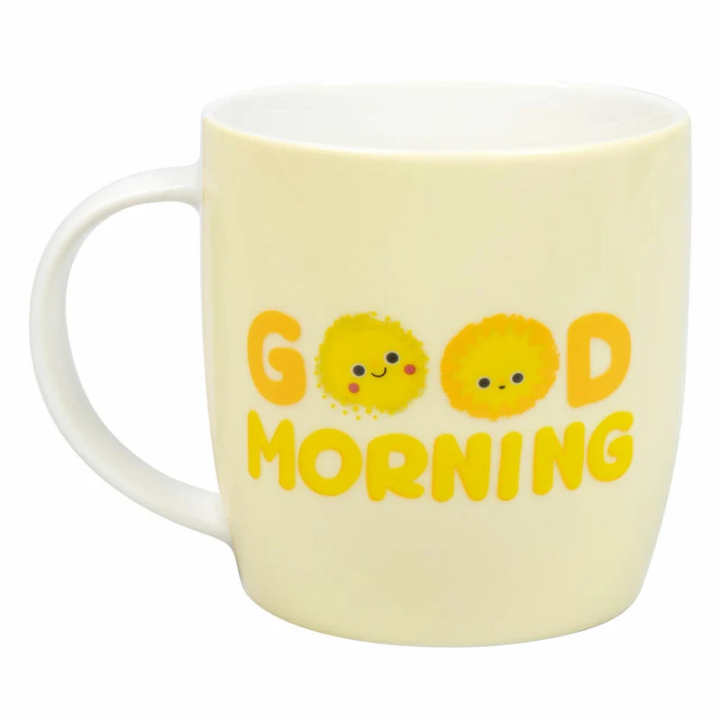 Könitz Becher Good Morning, Tasse, New Bone China, Gelb, 400 ml, 11 7 275 2948
