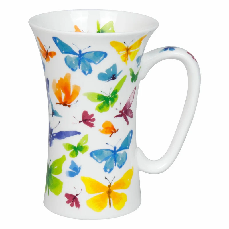 Könitz Mega Mug Butterfly, XXL-Tasse, New Bone China, Bunt, 610 ml, 11 2 016 2705
