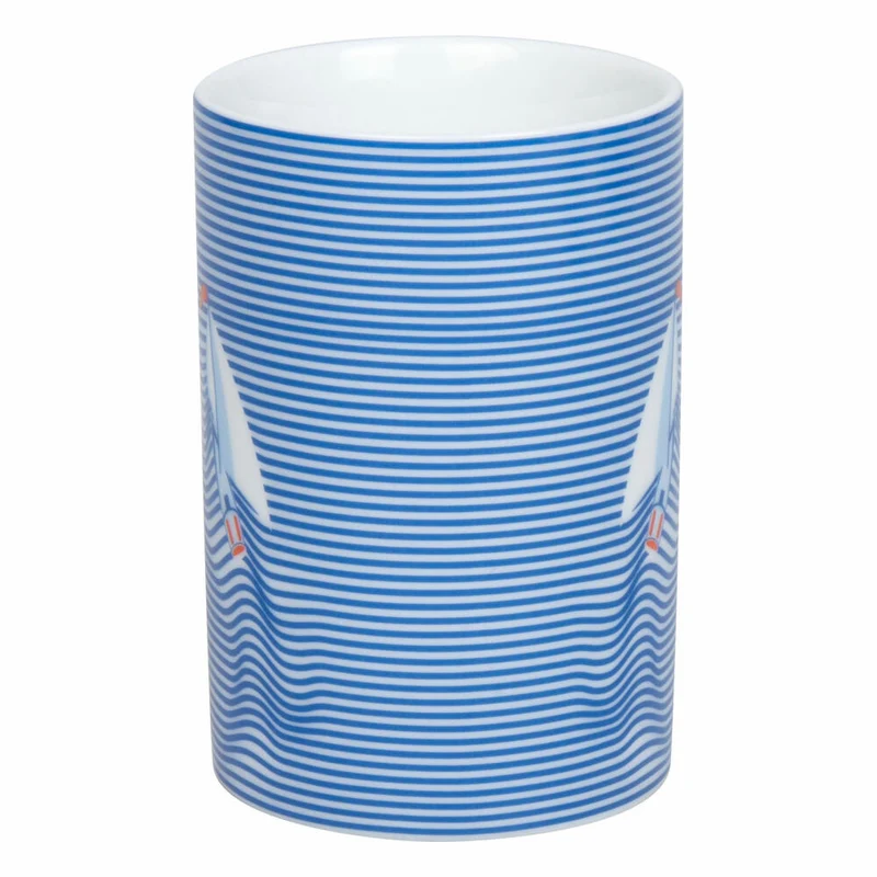 Könitz Becher Smooth Sailing - Boat, Porzellan, Blau, 305 ml, 11 1 315 2936