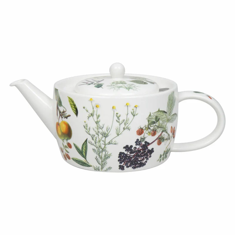 Könitz Teekanne mit Sieb My favourite Tea - Fruits & Herbs, in Geschenkbox, Bone China, Bunt, 1400 ml, 11 5 263 2969