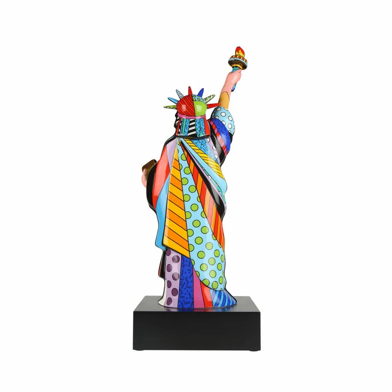 Goebel Figur Romero Britto - Liberty, Porzellan, Bunt, Limited Edition, 69.5 cm, 66453311