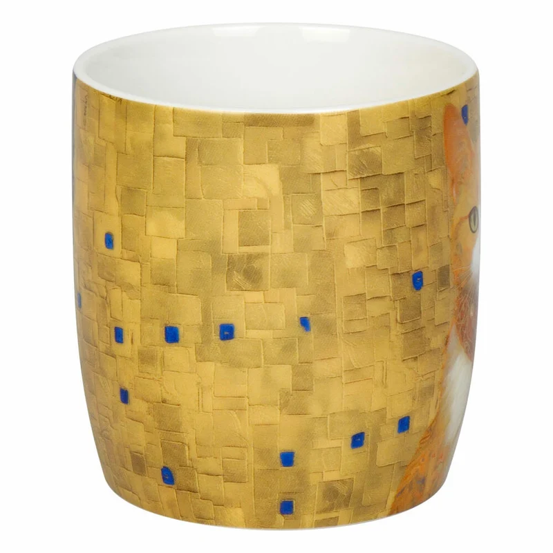 Könitz Becher Arty Animals - Klimts Cat, New Bone China, Bunt, 400 ml, 11 7 275 2916