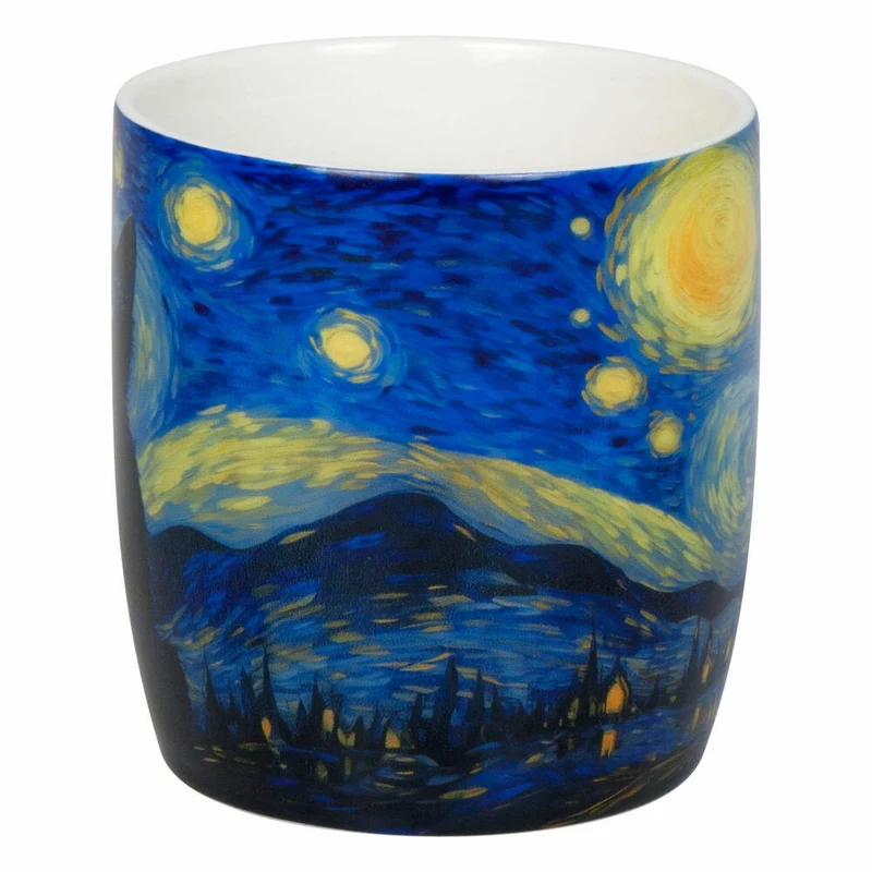 Könitz Becher Arty Animals - Van Goghs Cat, New Bone China, Bunt, 400 ml, 11 7 275 2918