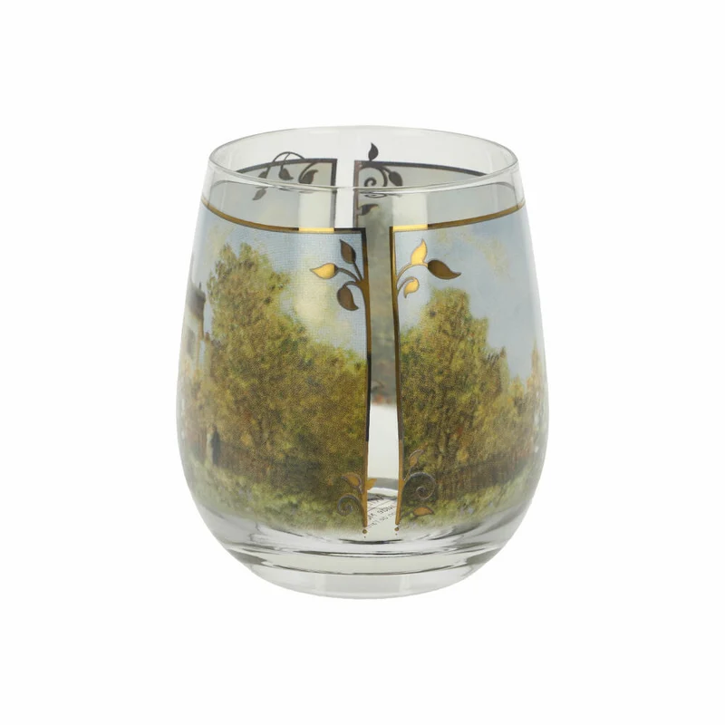 Goebel Windlicht Claude Monet - Das Künstlerhaus, Glas, Bunt, 10 cm, 67062871