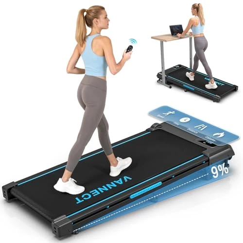 VANNECT Faltbares Laufband: Walking Pad mit Steigung für Zuhause