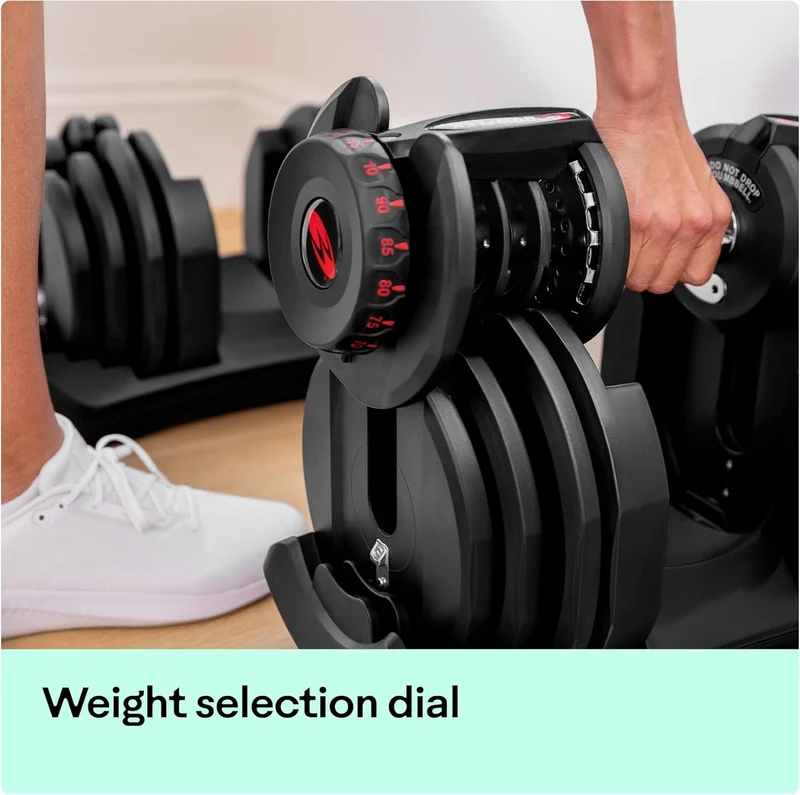 Bowflex SelectTech: Verstellbare Einzelhantel mit Gewichtssystem
