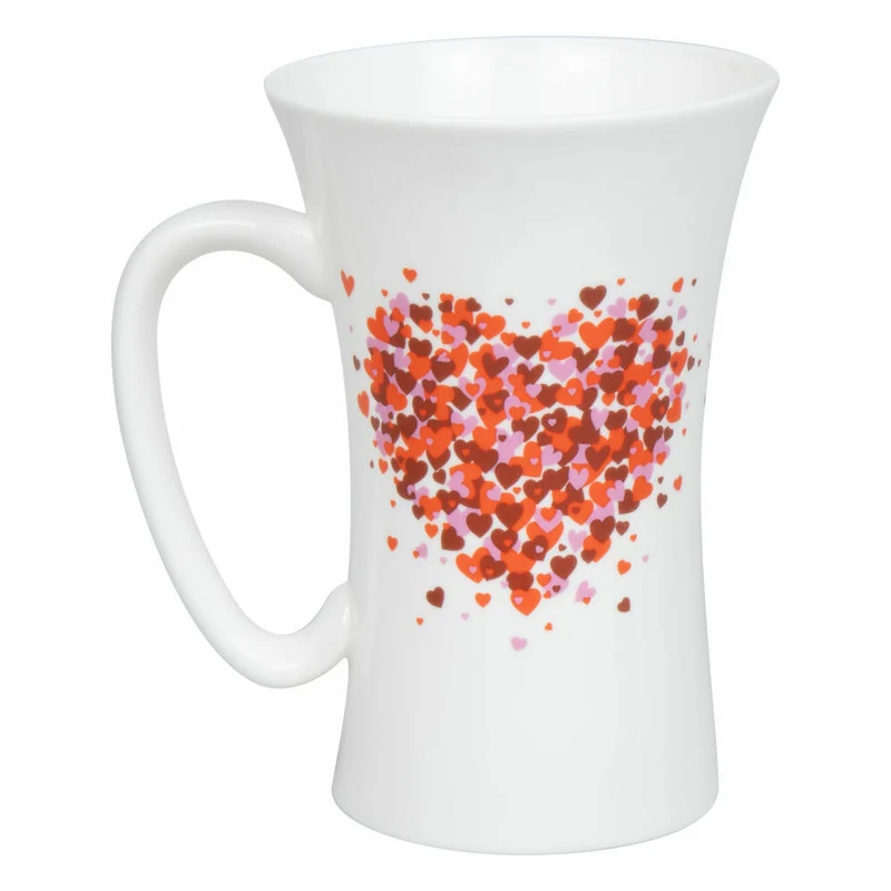 Könitz Mega Mug Love Explodes, XXL-Tasse, Bone China, Rot, 610 ml, 11 2 016 2833
