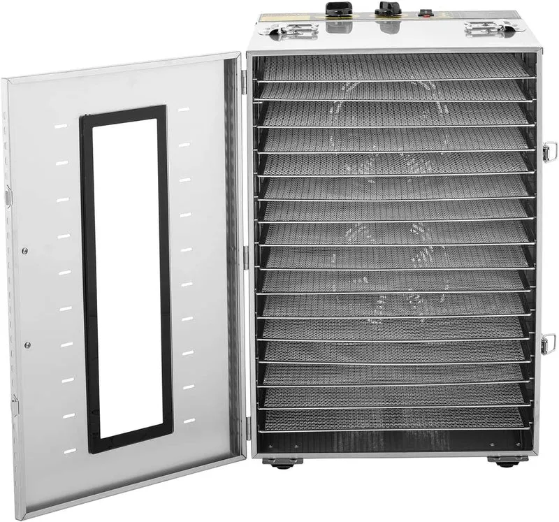 Royal Catering RCDA-1350/100S Dehydrator Fruit Dryer Dehydrator 1,500 W 16 Levels