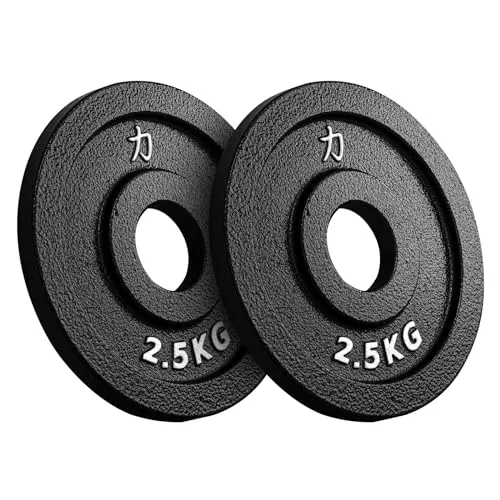 Strength Shop Gusseisen Hantelscheiben: Robuste 50mm Gewichtsscheiben für Langhantel