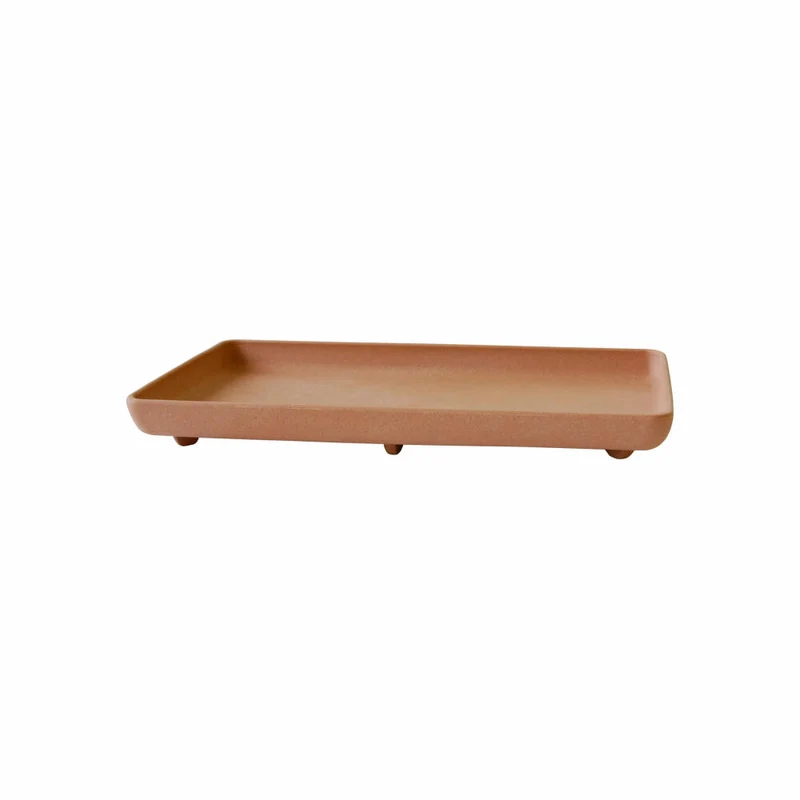Hachiman Pflanztopfuntersetzer Eco 240 Rechteckig, Polypropylen, Terrakotta, 213741