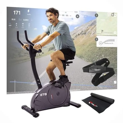 Christopeit ET 6: Ergometer mit 24 Stufen, 12 kg Bremssystem, 150 kg Traglast