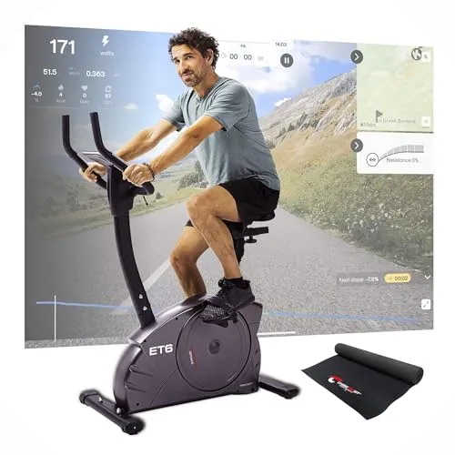 Christopeit ET 6: Ergometer mit 24 Stufen, 12 kg Bremssystem, 150 kg Traglast