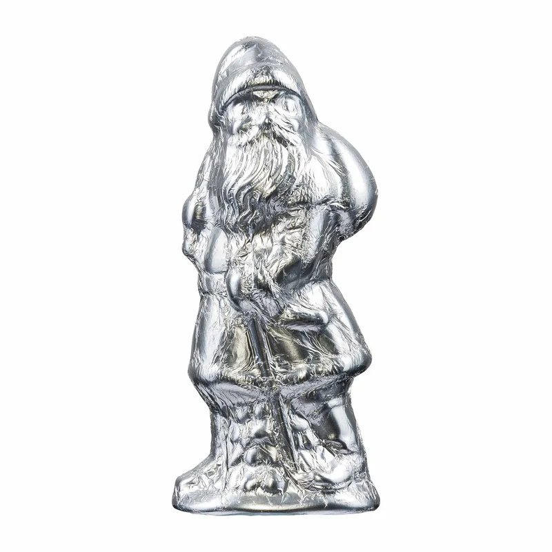 Schoko Weihnachtsmann silber – 125g
