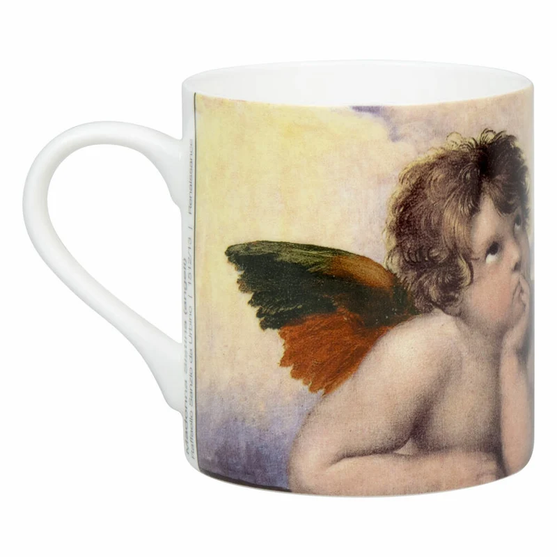 Könitz Becher Madonna Sistina - Raffael, in Geschenkbox, Bone China, Braun, 400 ml, 11 5 004 2802