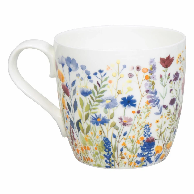 Könitz Becher Blumenwiese, Tasse, Bone China, Bunt, 425 ml, 11 2 057 2954