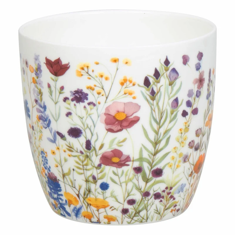 Könitz Becher Blumenwiese, Tasse, Bone China, Bunt, 425 ml, 11 2 057 2954