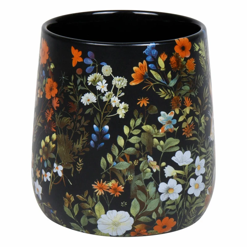 Könitz Becher Forest Wildlife - Rabbit, New Bone China, Schwarz, 395 ml, 11 7 239 2959