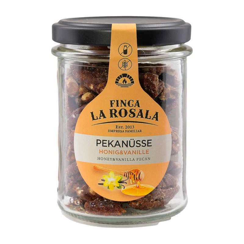Pekannüsse mit Honig – im Glas