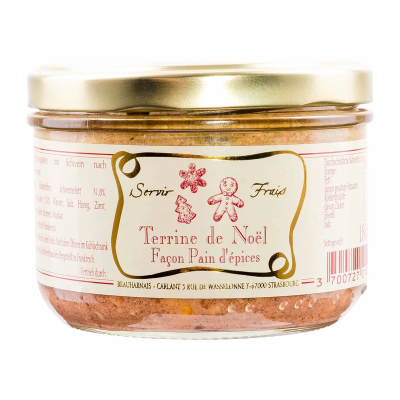 Weihnachtsterrine mit Lebkuchengewürz – 180g