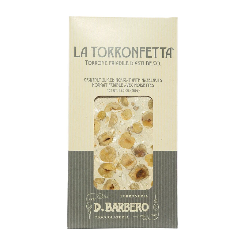 Torronfetta mit Haselnüssen – 50g