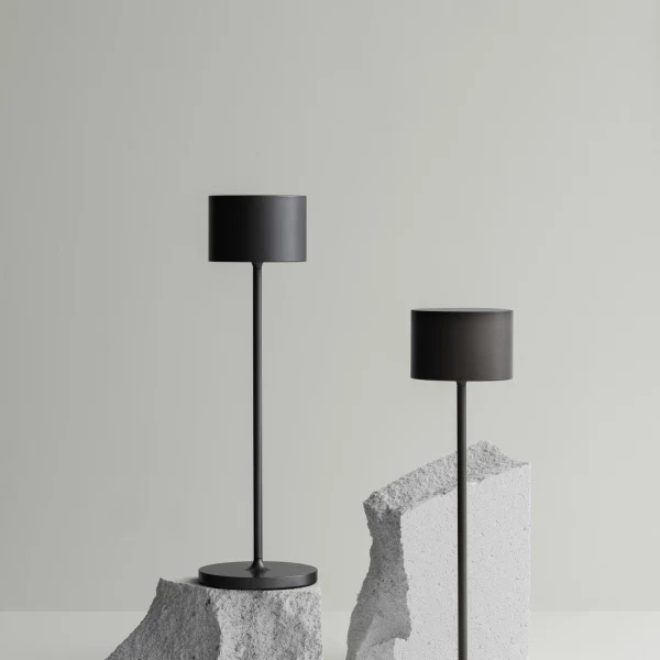BLOMUS Mobile LED-Leuchte Farol Burned Metal