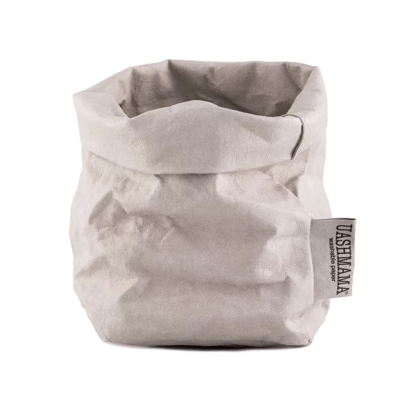 UASHMAMA Paperbag Basic grau in 3 Größen