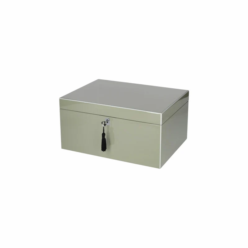 Gift Company Schmuckbox Tang L, Schmuckkasten, Schmucktruhe, MDF, Flannel, 31 x 23 cm, 1212205030