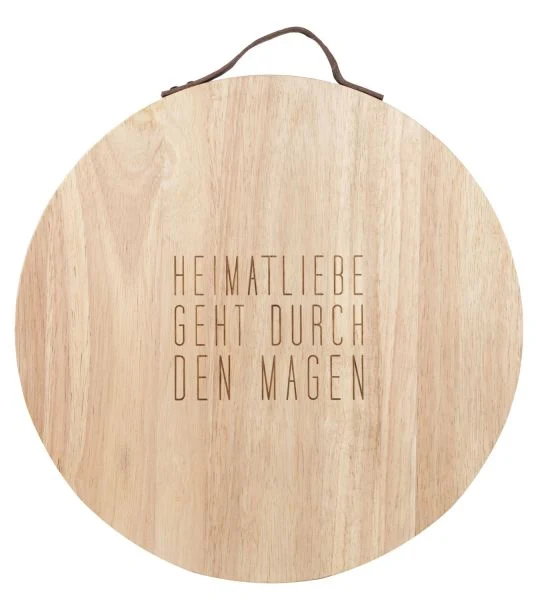 RAEDER DESIGN Schneidebrett Heimatliebe geht durch den Magen