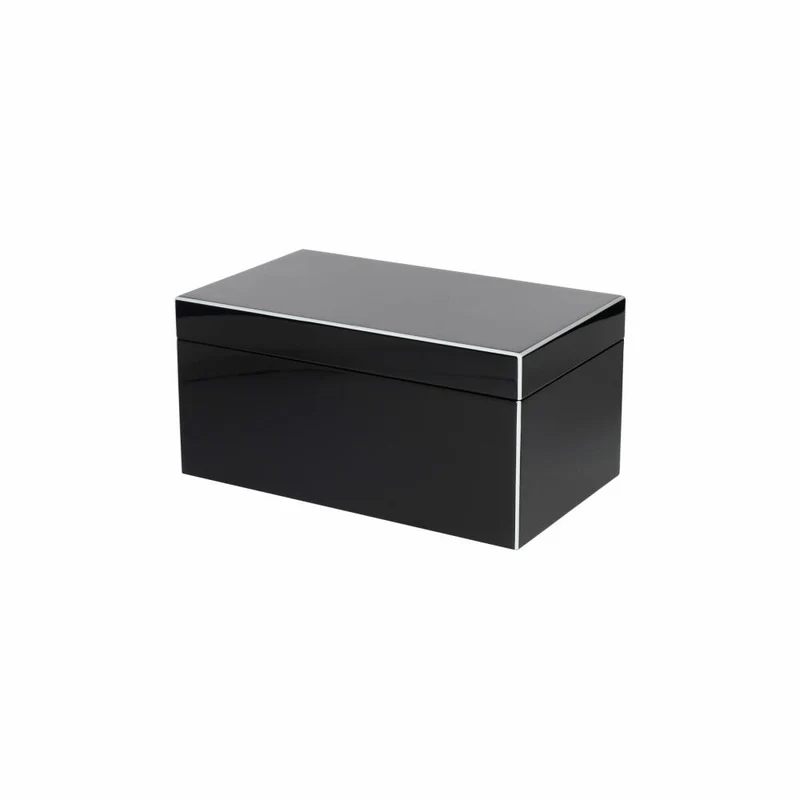 Gift Company Schmuckbox Tang M, Schmuckkasten, Schmucktruhe, MDF, Schwarz, 28 x 17 cm, 1212204002