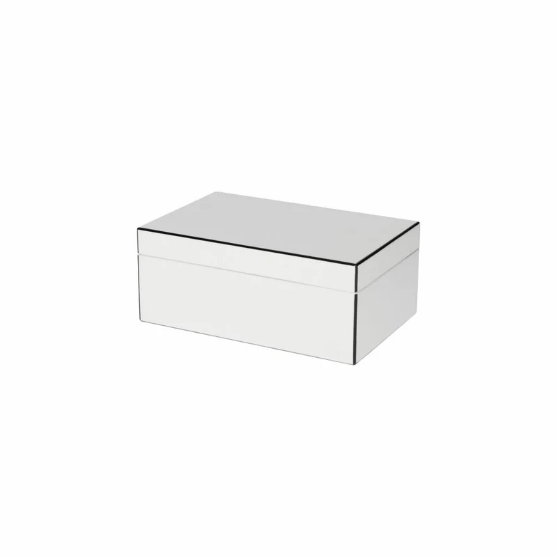 Gift Company Schmuckbox Tang S, Schmuckkasten, Schmucktruhe, MDF, Weiß, 22 x 14 cm, 1212203001