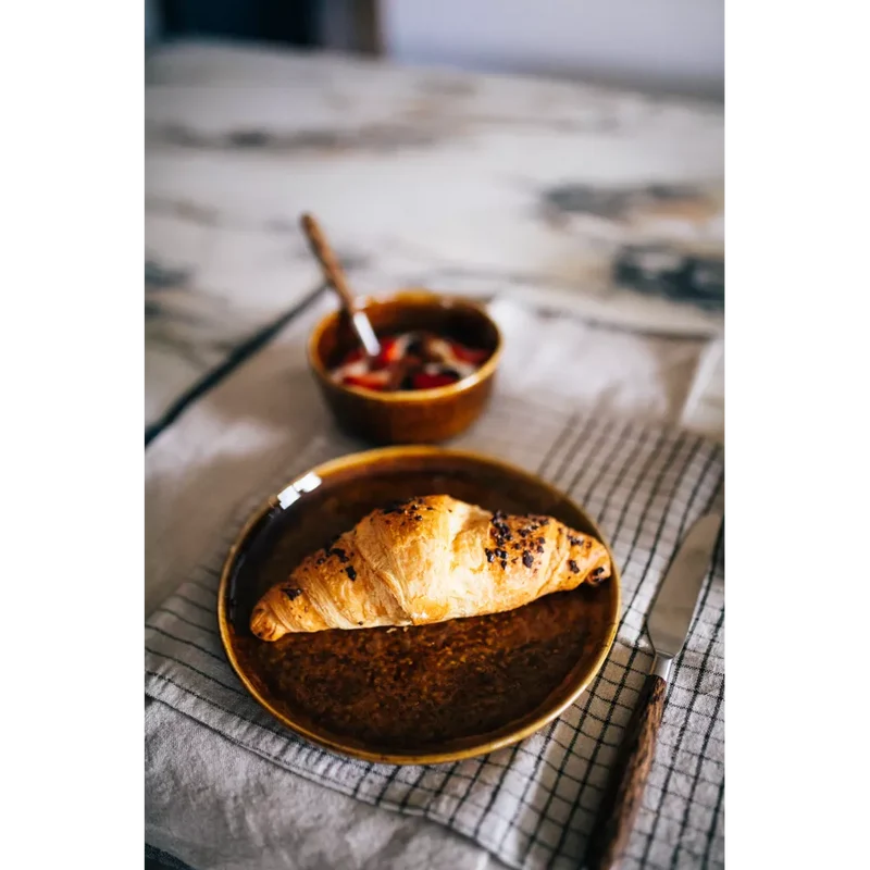 POMAX Spiro Dessertteller braun