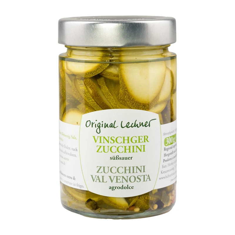 Vinschger Zucchini süß-sauer – 300g