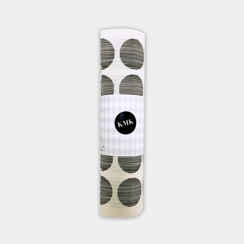 KISS MY KITCHEN Schwammtuch-Rolle Dots black