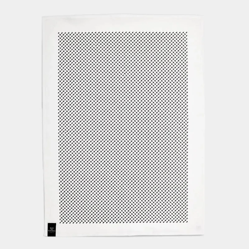 KISS MY KITCHEN Geschirrtuch Pali black